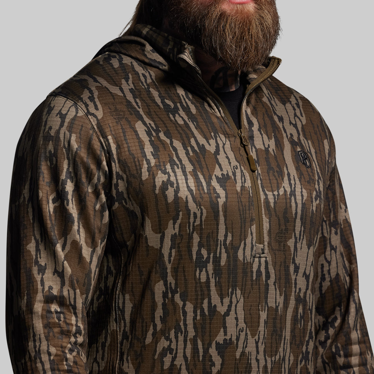 Quiver Half Zip Hoodie 2.0 (Mossy Oak® Original Bottomland®)