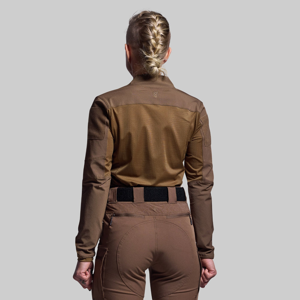 Women's Long Sleeve Op Top Pro (Coyote Brown)