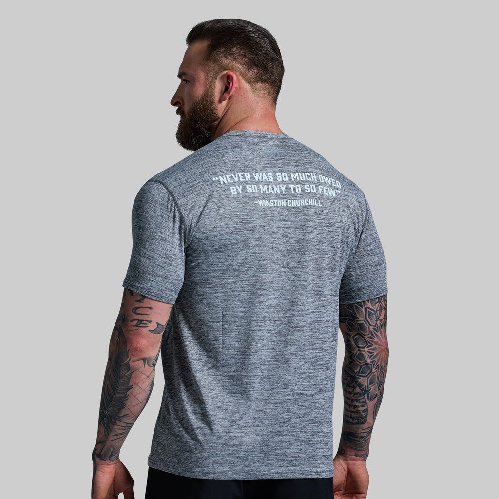BDF Churchill Athleisure Tee (Heather Grey)
