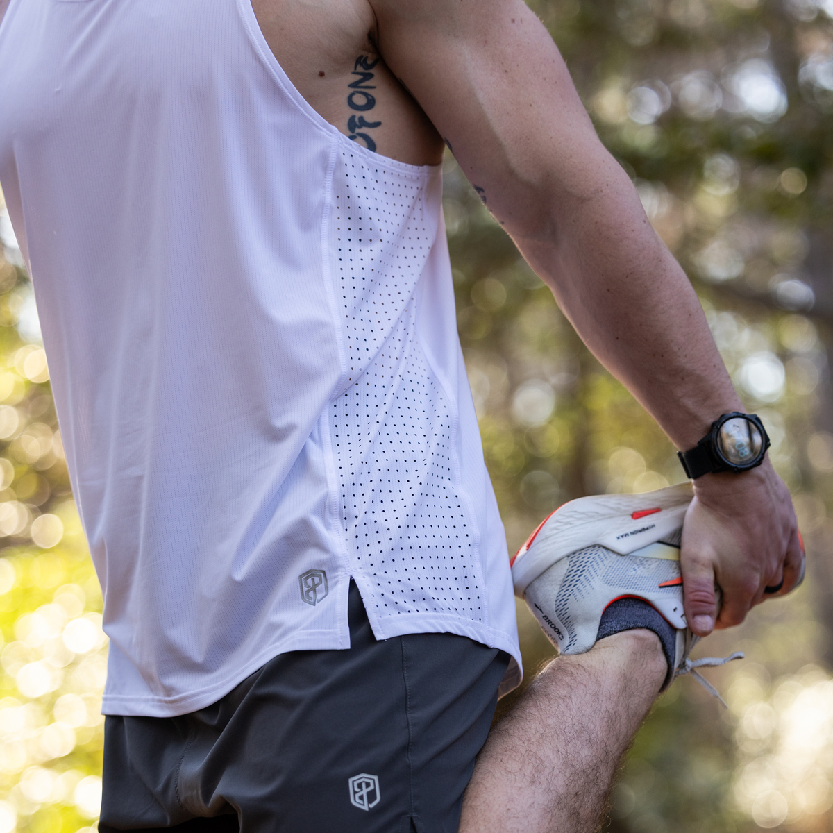 Men's Endurance Tank (White)