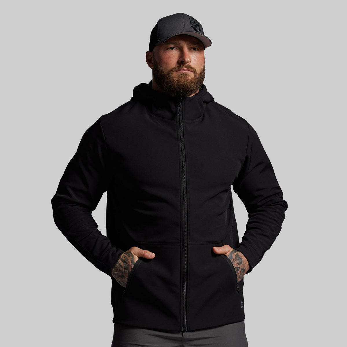 Training Full Zip Hoodie Set (Black)