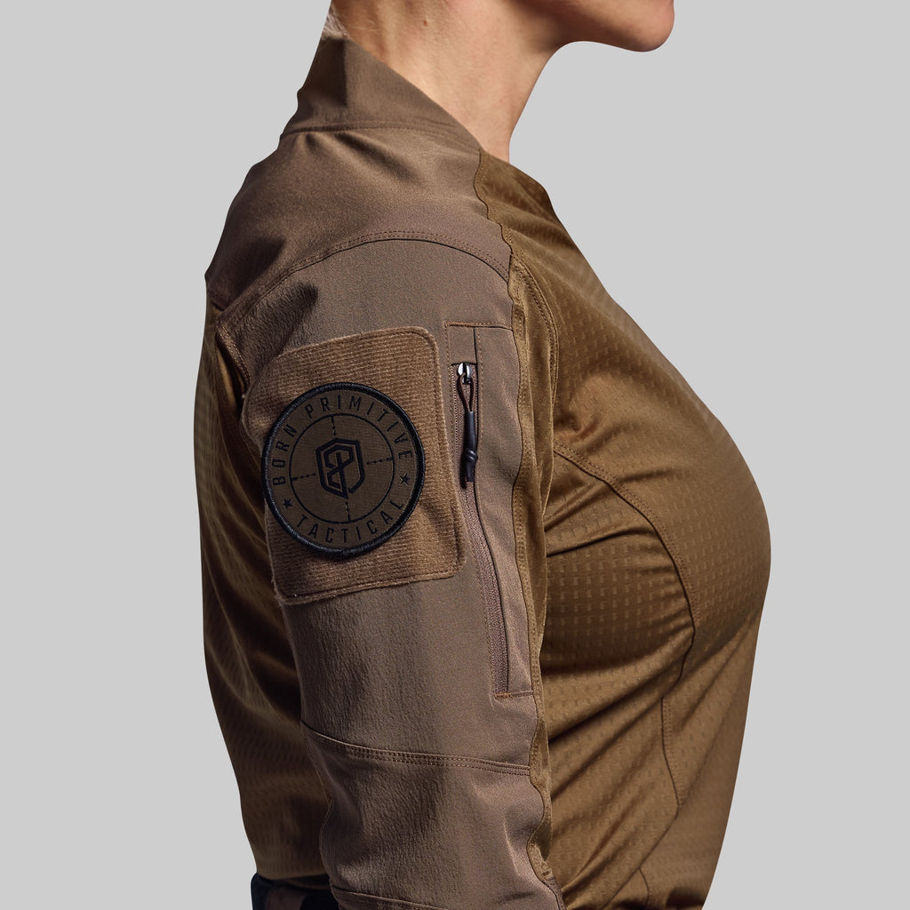 Women's Long Sleeve Op Top Pro (Coyote Brown)