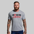 Modern Savage Tee (Heather Grey)