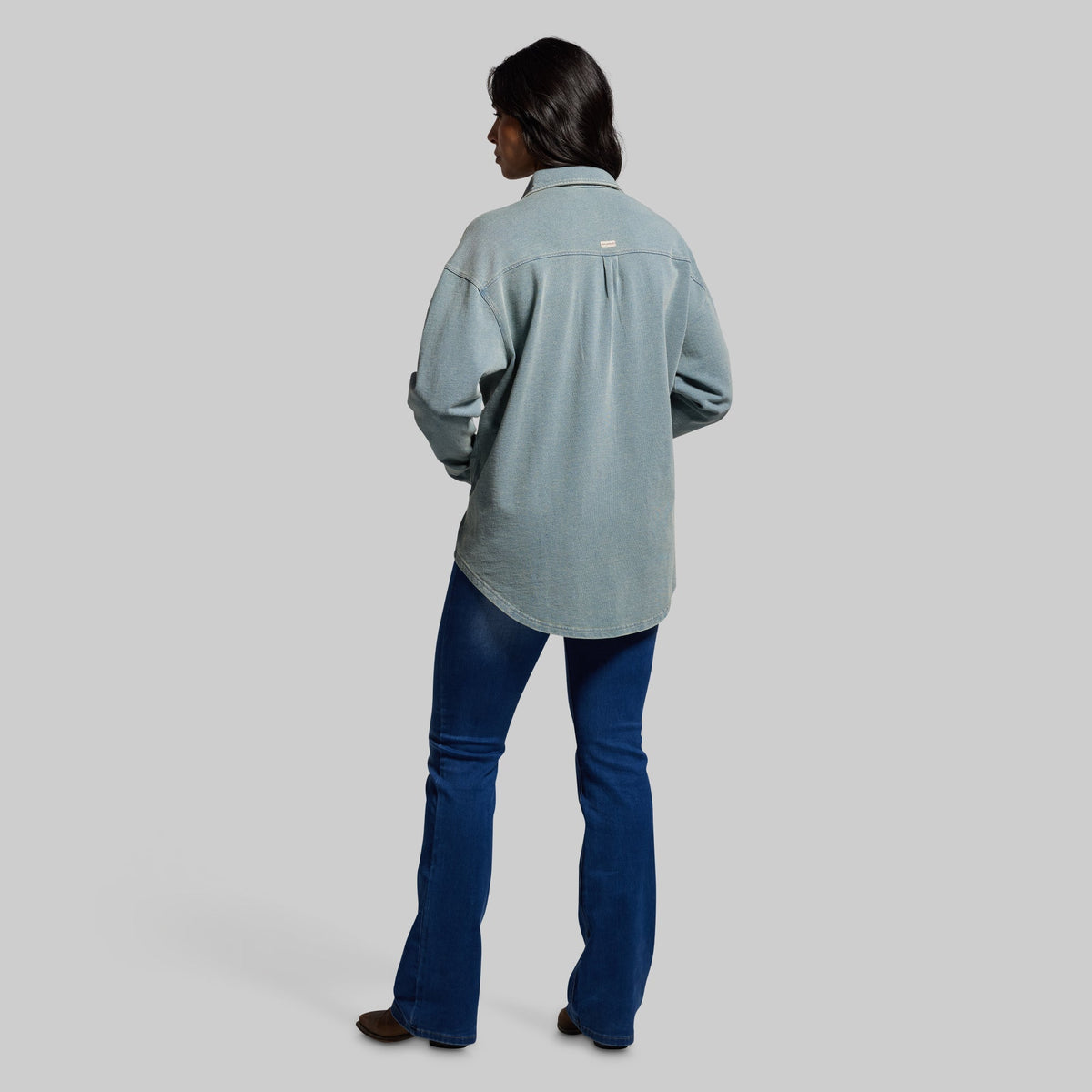Women's Oversized Stretch Denim (Vintage Wash)