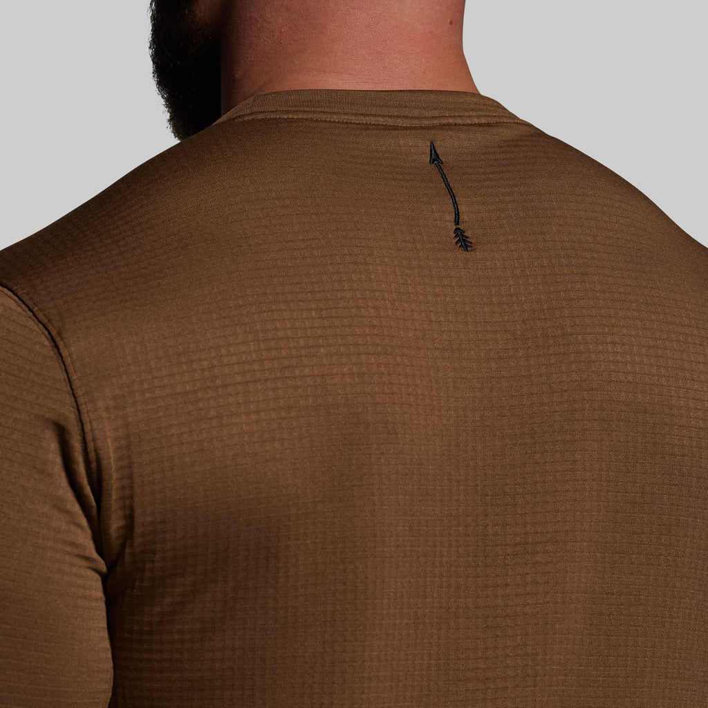 Quiver Grid Fleece Thermal Top (Coyote Brown)