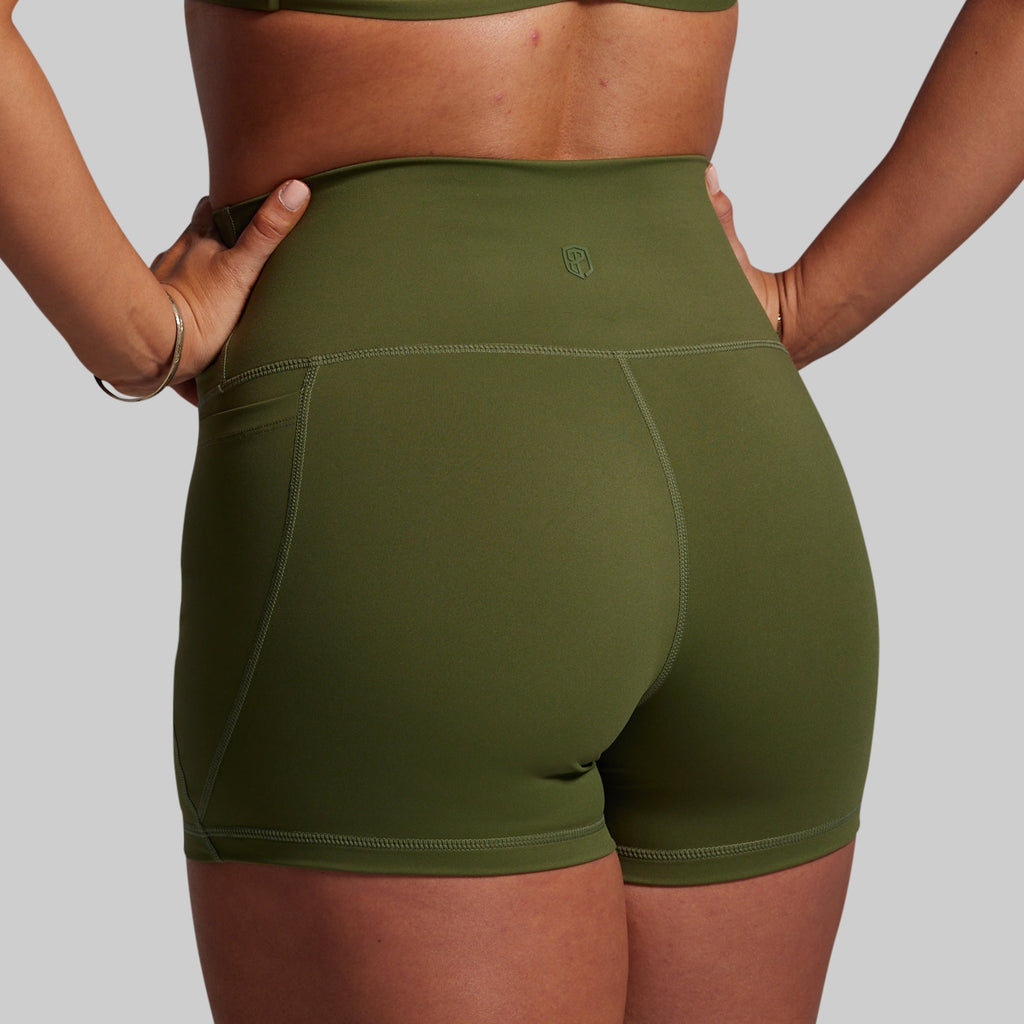 Synergy Short w/ Pockets 2.0 (Olive)