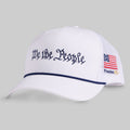 We the People Trucker Hat with Rope (White)