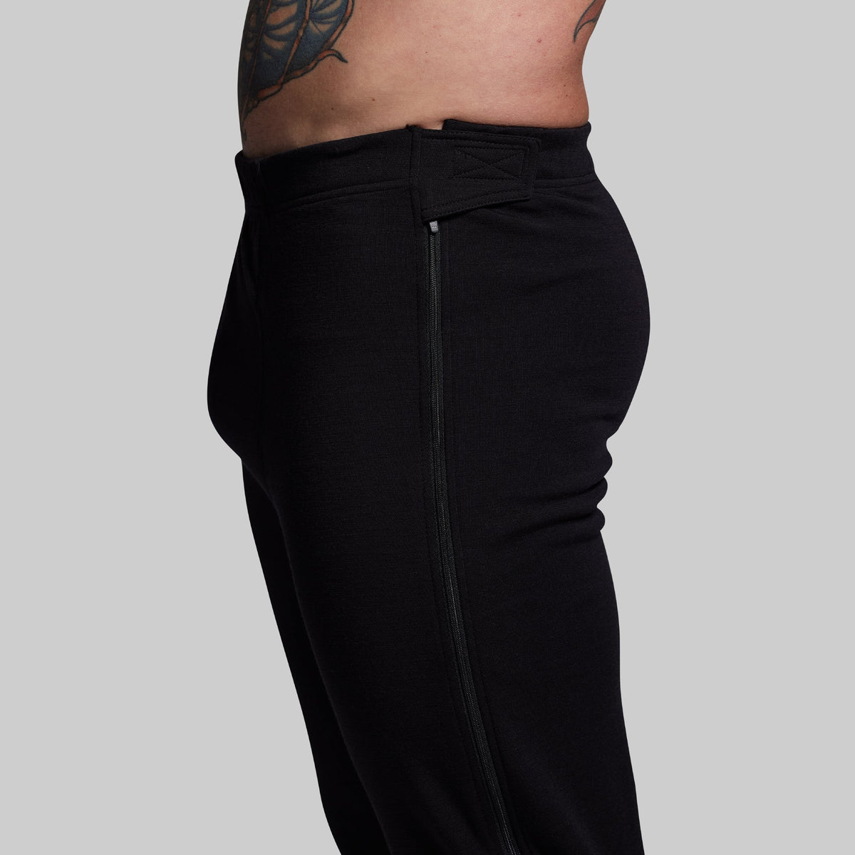 Ridgeline Merino Full Zip Bottom 240 (Black)