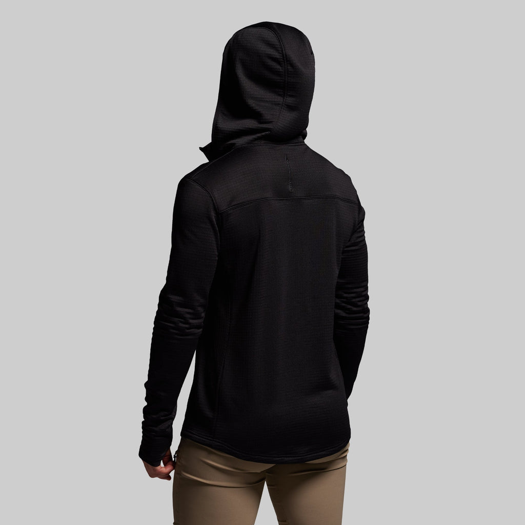 Women's Quiver Full Zip Hoodie 2.0 (Black)
