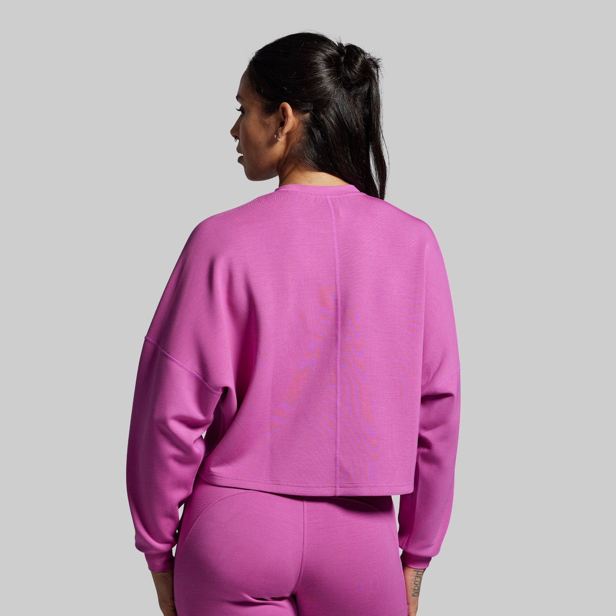 Lounge Lux Cropped Pullover (Viola)