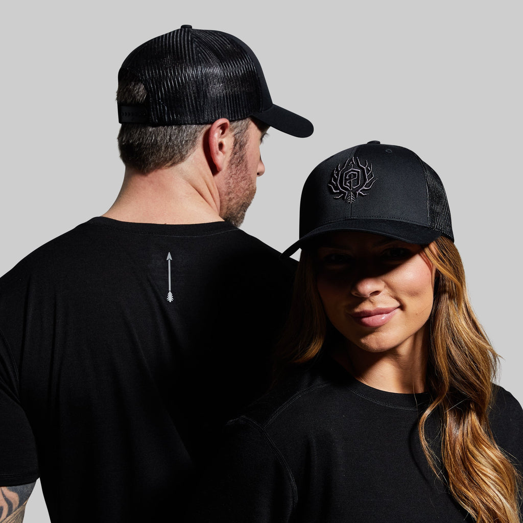 Outdoor Trucker Hat (Black)