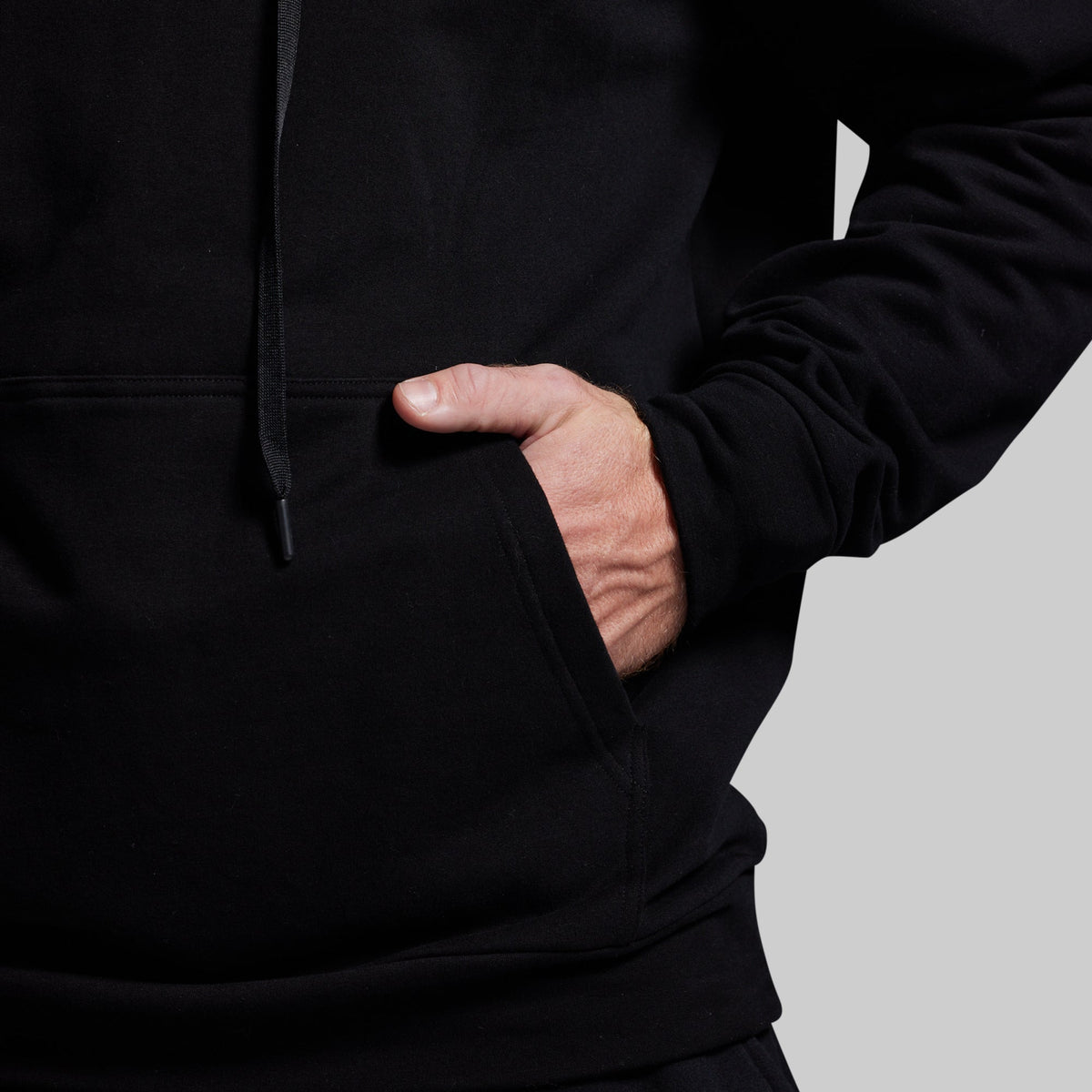 BP Classic Men's Unmatched Hoodie (Black)