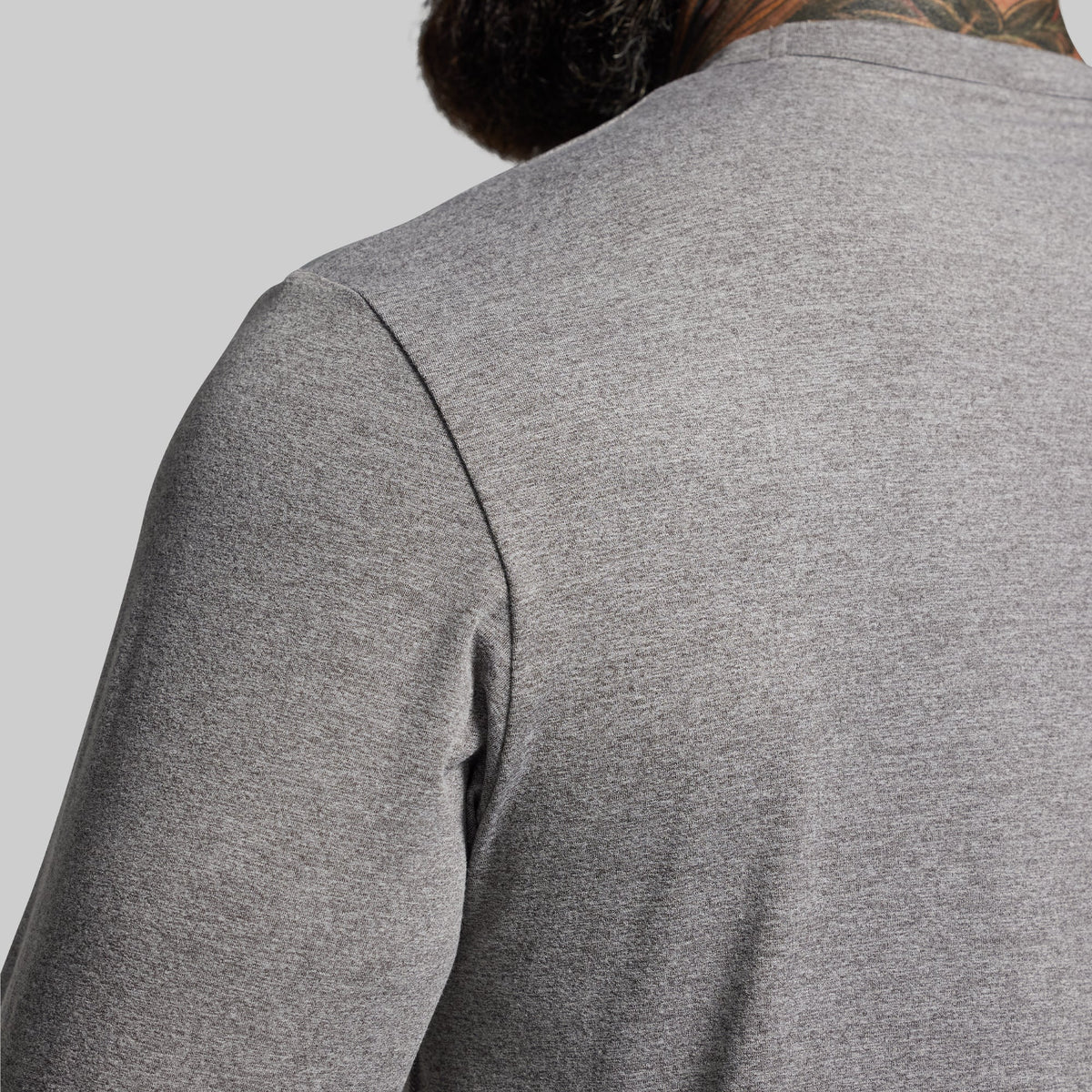 BP Premium Basic Long Sleeve (Heather Grey)