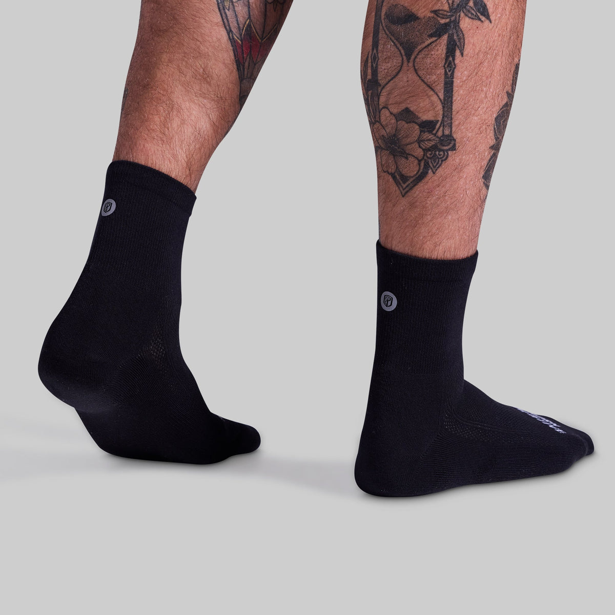 Performance Half Crew Sock 3-Pack (Black)