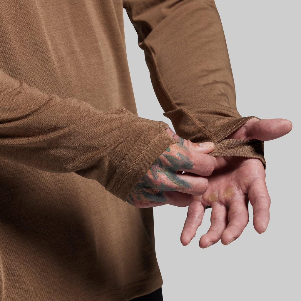 Ridgeline Merino Thermal Top 165 (Coyote Brown)