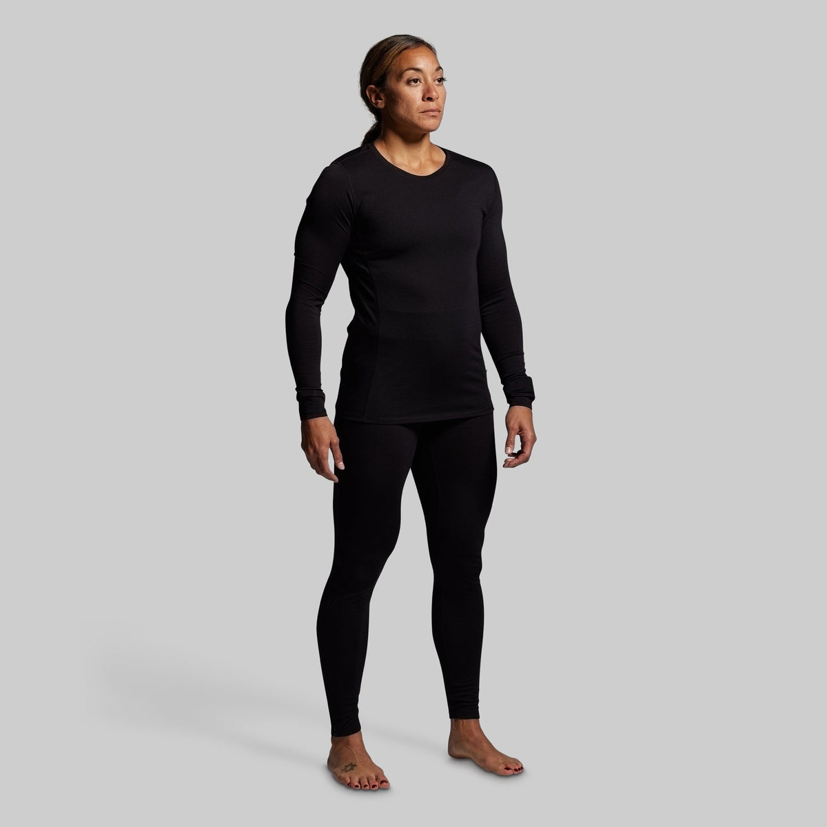 Women's Ridgeline Merino Thermal Top 240 (Black)